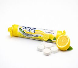 Pez Hroznový cukr s vitamínem C, s citrónovou příchutí 39 g